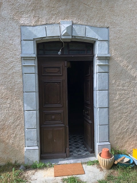 Portail boulogne sur gesse et portes d'entrée pierre